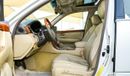 Lexus LS430 Imported 1/2 Ultra 2006 model, white color, leather opening, wooden wheels, electric mirrors, electr