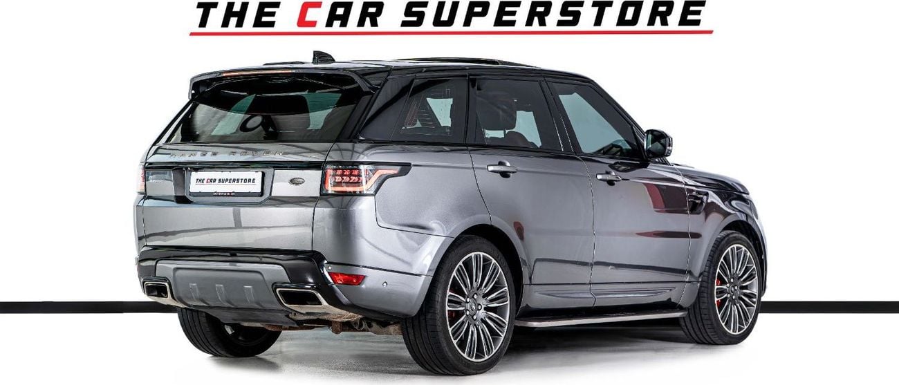 Land Rover Range Rover Sport GCC-22 Inch Rims-Black Contracting Roof-Red Interior