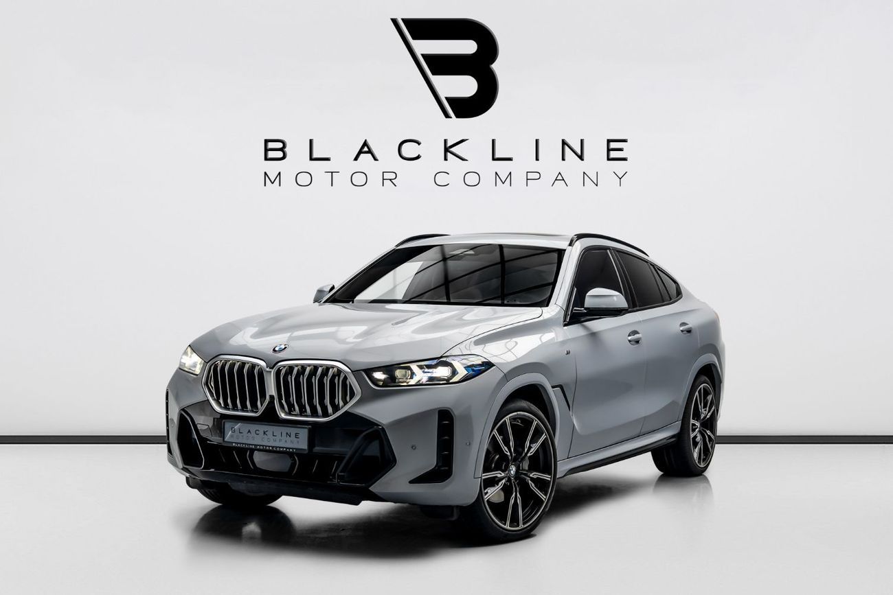 BMW X6 40i M Sport 3.0L 2025 BMW X6 XDrive 40i, 2029 BMW Warranty + Service Contract, Low KMs, GCC