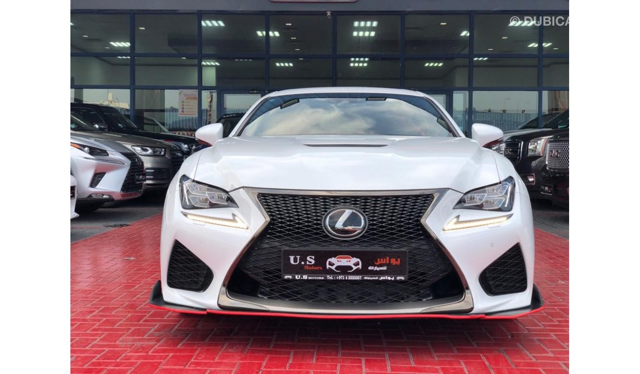 Lexus RC F GCC DEALERSHIP WARRANTY IN MINT CONDITION