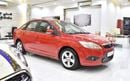 Ford Focus EXCELLENT DEAL for our Ford Focus ( 2010 Model ) in Red Color GCC Specs