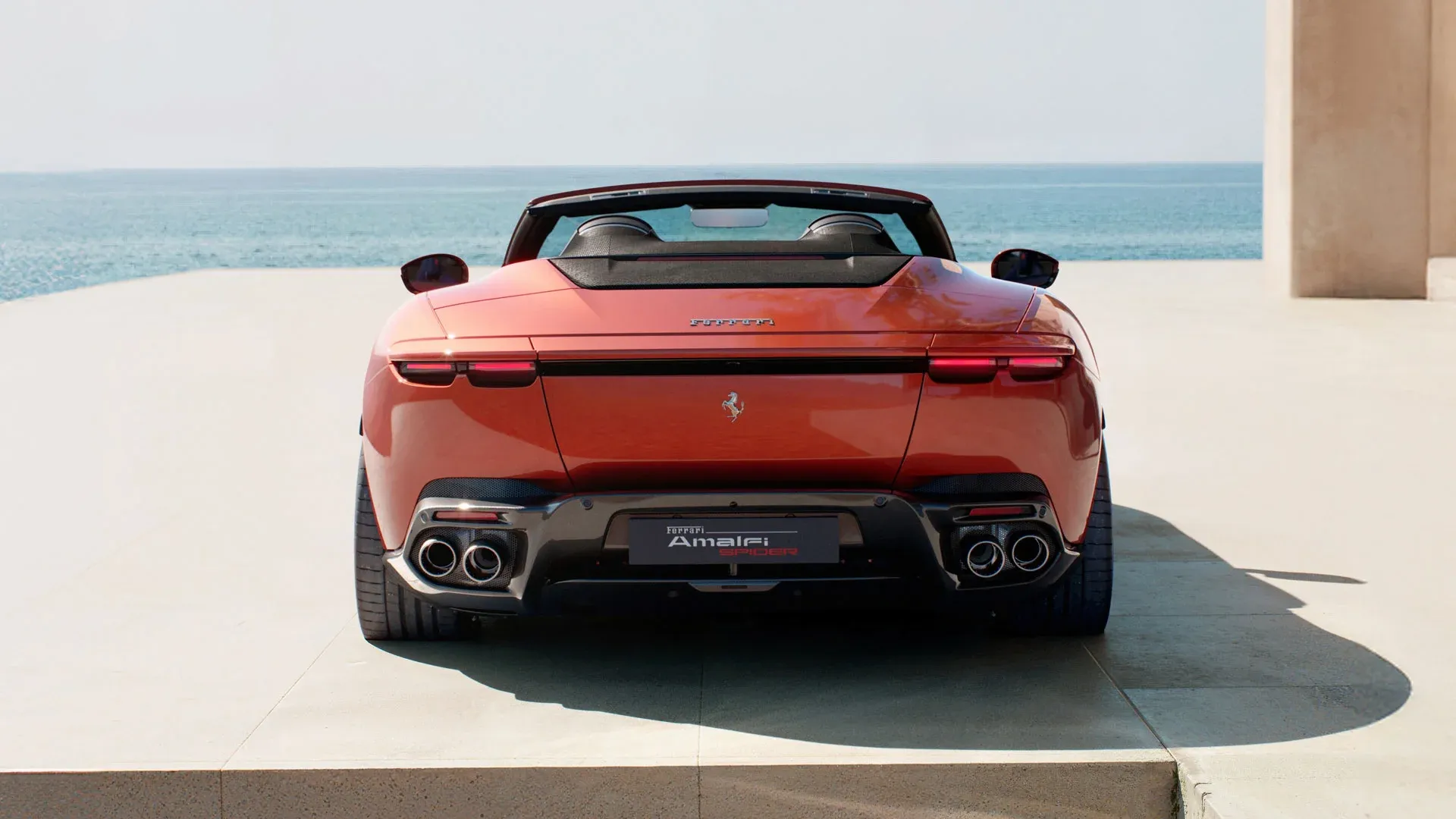 Ferrari Amalfi Spider exterior - Rear Profile