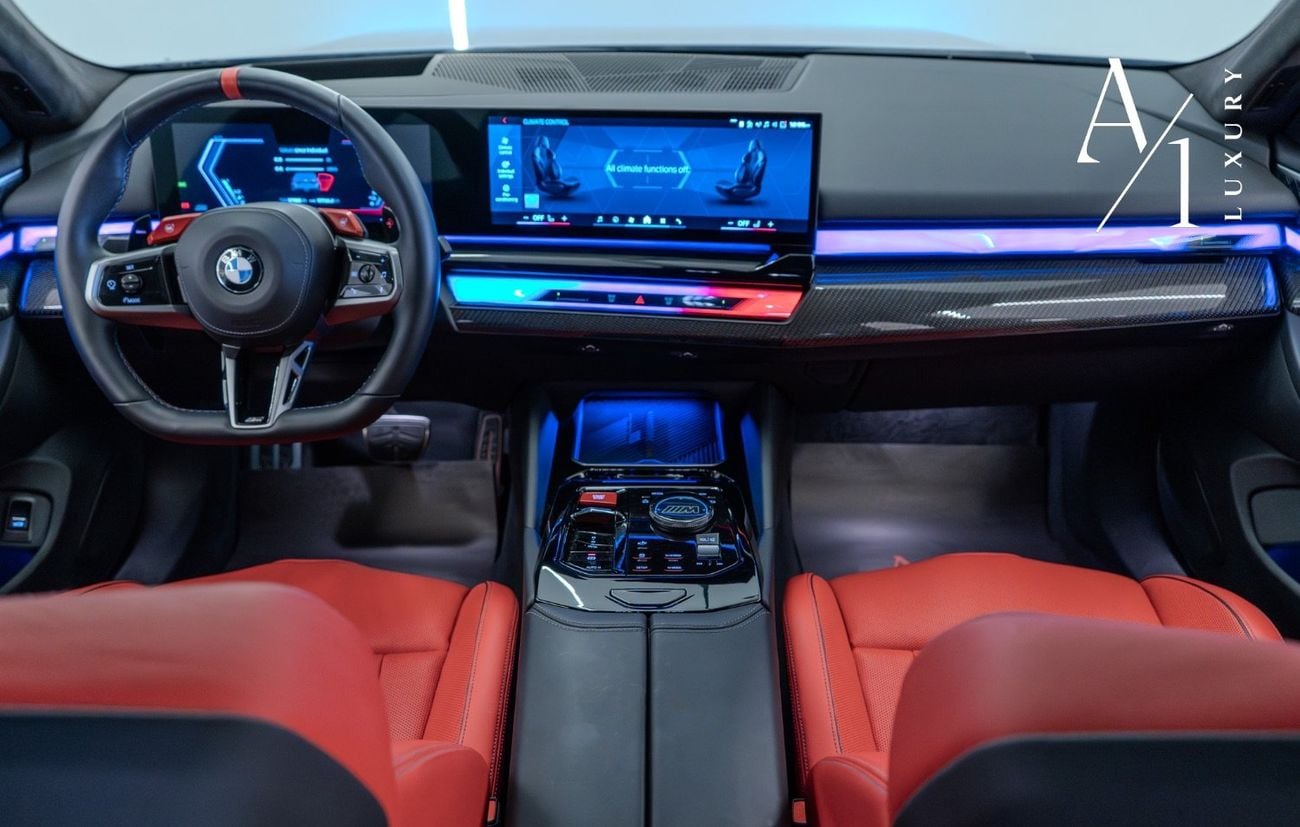 BMW M5 2025 BMW M5 Competition, With Warranty, Fully Loaded, Carbon Fibre Accents, GCC Specs