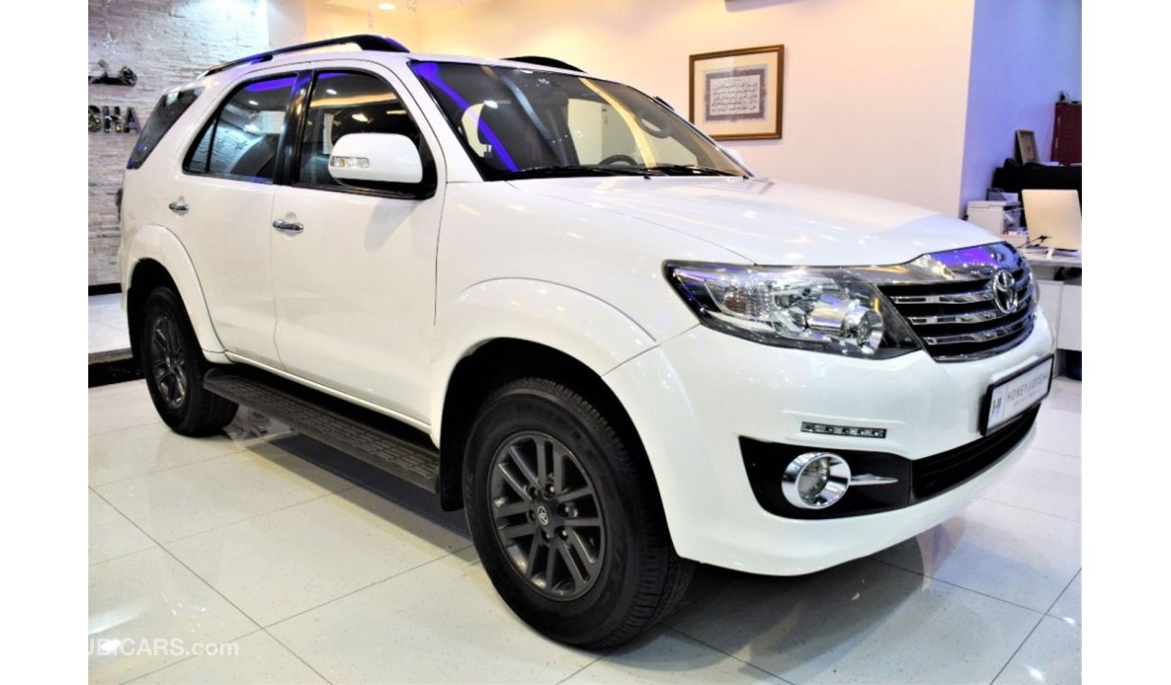 تويوتا فورتونر AMAZING Toyota Fortuner GXR 2015 Model!! in White Color! GCC Specs