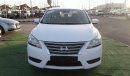 Nissan Sentra 2015 white 1.8 Gcc Excellent Condition without Accidents