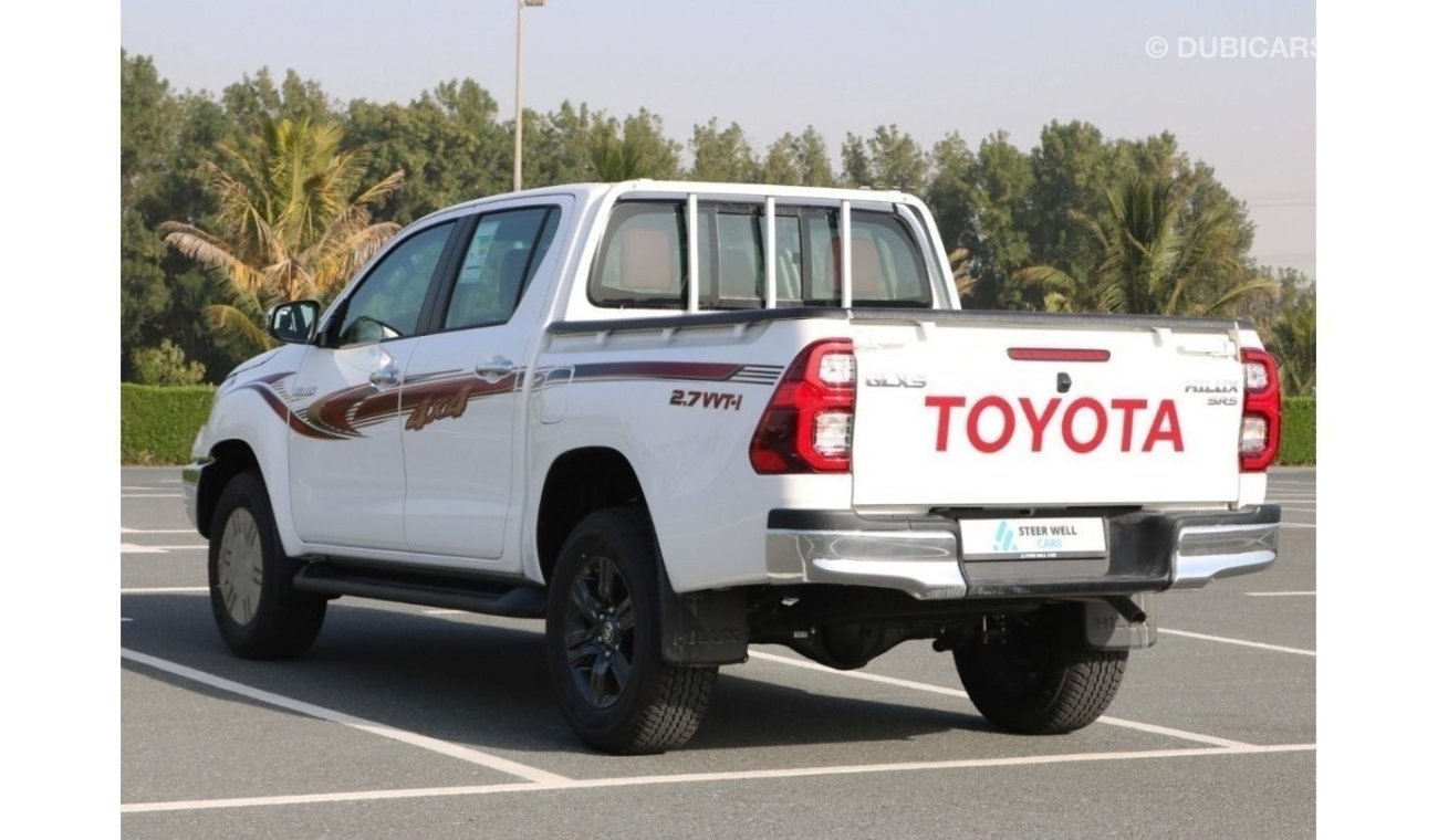 Toyota Hilux GLX 2021 | FULL OPTION 2.7L 4X4 D/C M/T FABRIC SEATS - WITH GCC SPECS - EXPORT