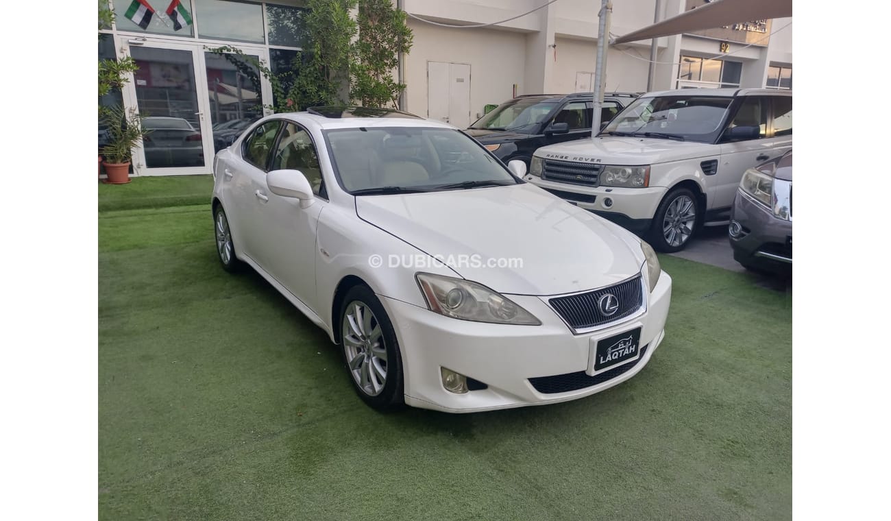 Lexus IS300 Gulf model 2007, white, beige interior, number one, imprint, leather hatch, cruise control, in excel