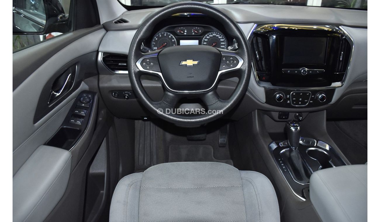 شيفروليه ترافيرس EXCELLENT DEAL for our Chevrolet Traverse ( 2018 Model ) in Burgundy Color GCC Specs