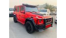 مرسيدس بنز G 63 AMG MERCEDES BRABUS G63 2014 RED & BLACK