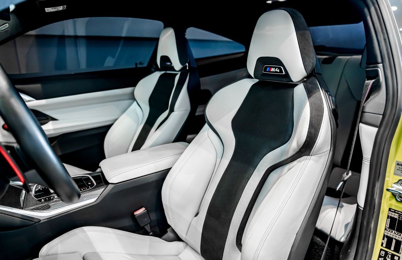 بي أم دبليو M4 2024 BMW M4 Competition, 2028 BMW Warranty + Service Contract, Akrapovic Exhaust, Low KMs, GCC