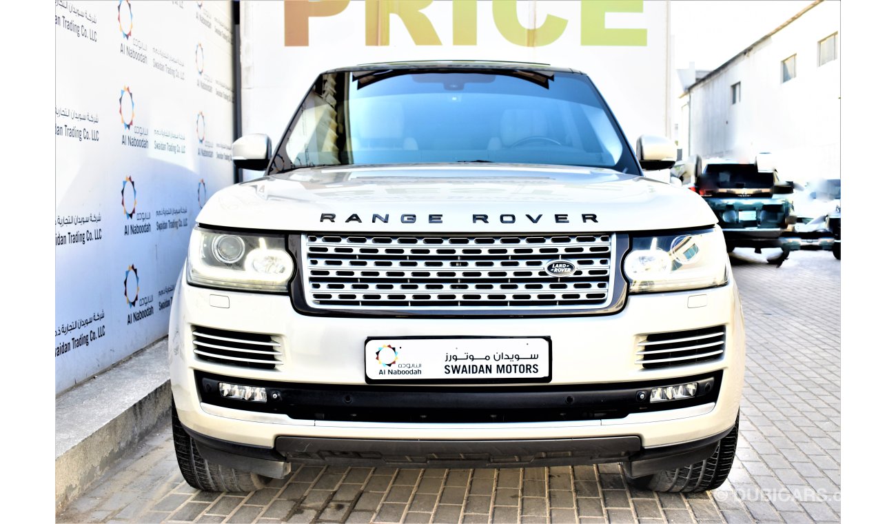 Land Rover Range Rover Vogue RANGE ROVER VOGUE 5.0L SE V8 4WD SUPER CHARGED 2013 GCC FULL SERVICE HISTORY FROM AL TAYER