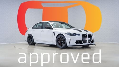 BMW M3 M3 Competition LCI | AED 7,322 PM | Warranty Dec-2027 | GCC