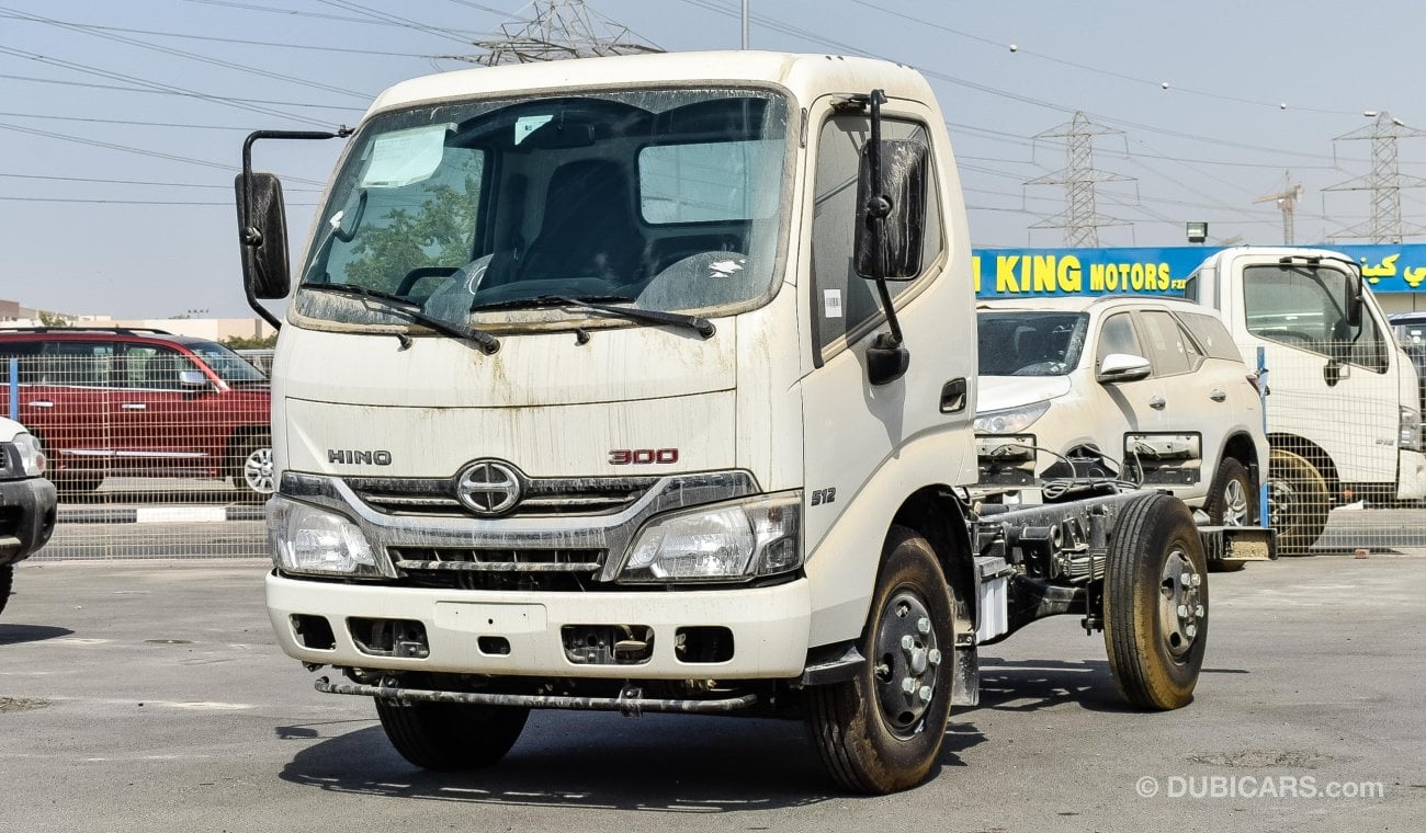 Hino 300 512 2020 WHITE COLOR 3 SEATS MANUAL TRANSMISSION TRUCK 4 CYLINDER DIESEL ONLY FOR EXPORT