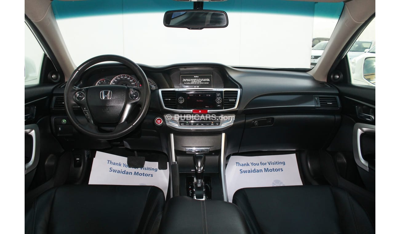 هوندا أكورد كوبيه 2.4L 2014 MODEL UNDER WARRANTY 09/09/2019/UNLIMITED