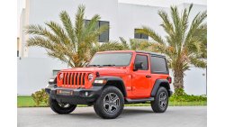 Jeep Wrangler Sport  | 2,135 P.M | 0% Downpayment | Full Option | New Shape