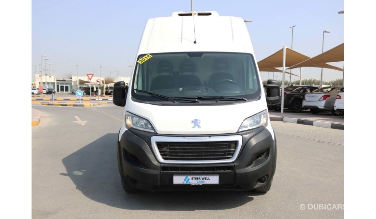 بيجو بوكسر 2018 |  REFRIGERATED VAN -EXCELLENT CONDITION WITH GCC SPECS - VAT EXCLUDED