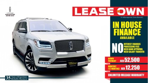 Lincoln Navigator Select LEASE TO OWN | IN HOUSE FINANCE AVAILABLE / SPECIAL INTERIOR / DEALER FREE SERVICE UNTIL 300,