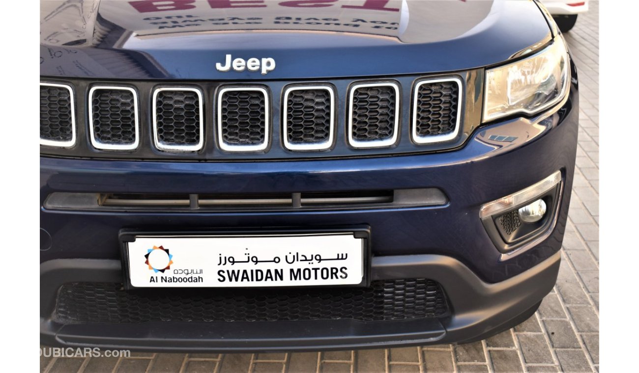 Jeep Compass AED 2000 PM | 2.4L COMPASS 4WD SUNROOF GCC WARRANTY