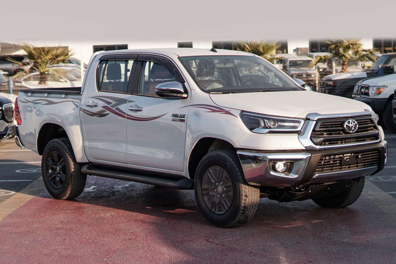 تويوتا هيلوكس 2025 TOYOTA HILUX D/C 4X4 2.4L DIESEL AUTO HIGH GCC BRAND NEW 0KM