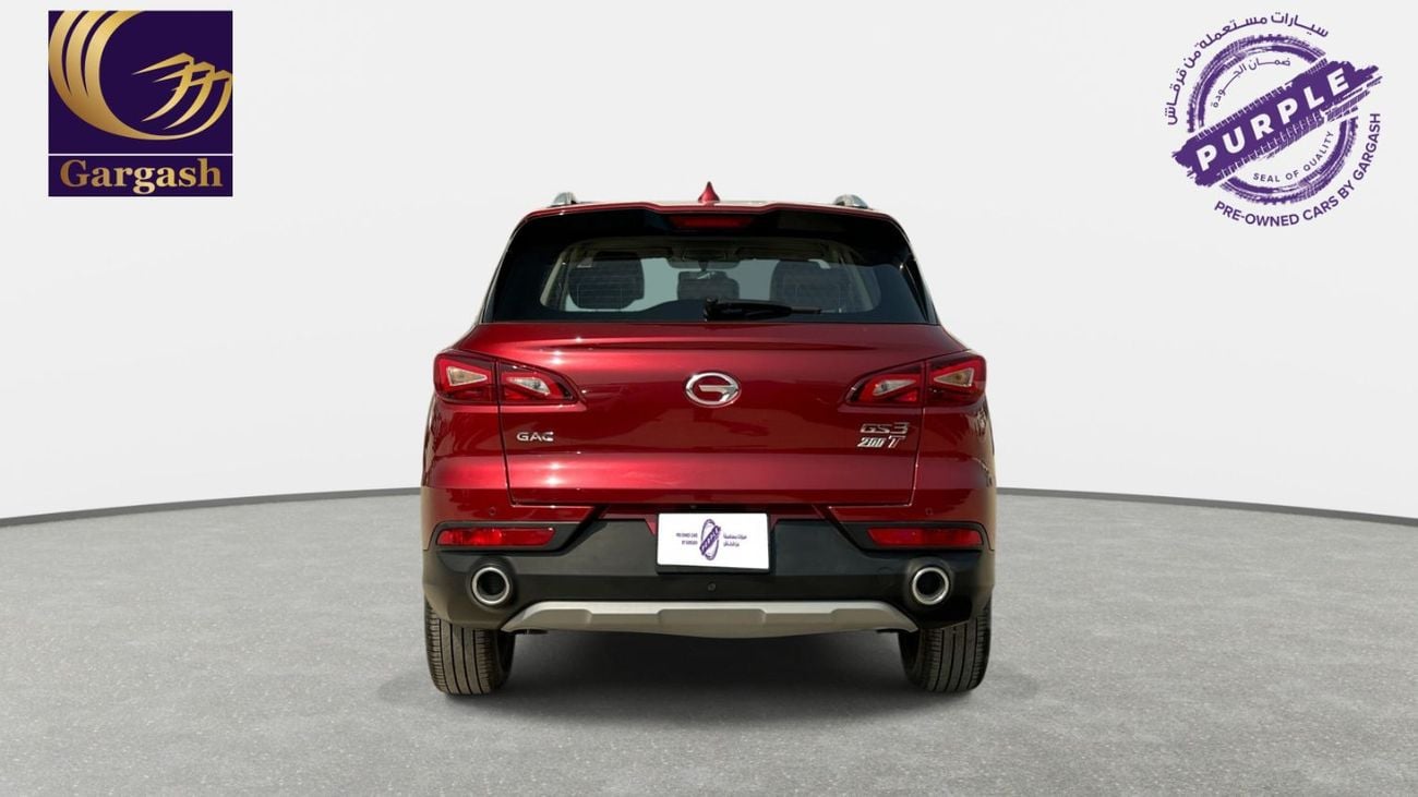 GAC GS3 GE 1.3T | 2024 | 0% DP | 566/ Month | Gargash Warranty | Service History