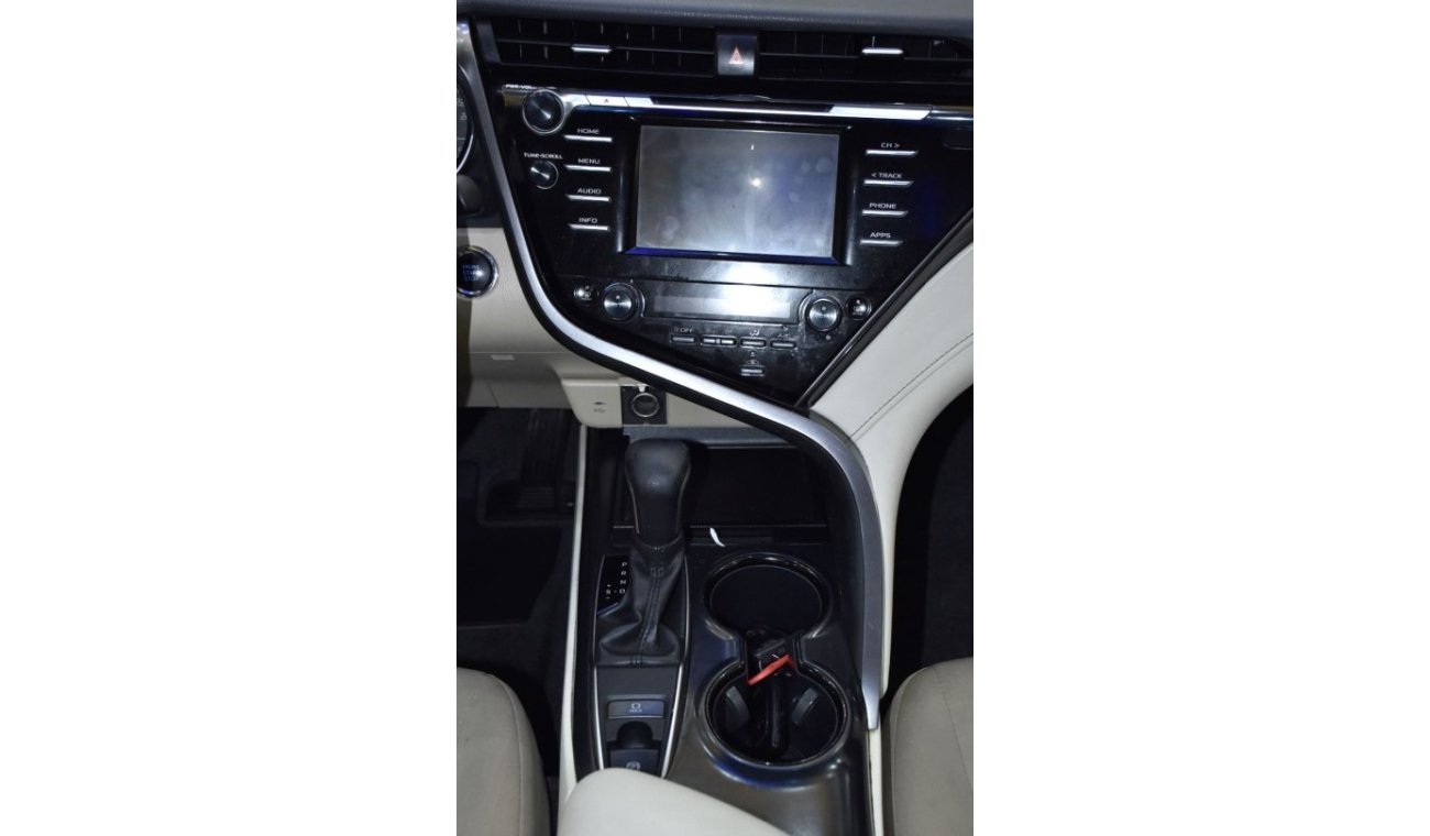 Toyota Camry EXCELLENT DEAL for our Toyota Camry SE ( 2019 Model ) in White Color GCC Specs