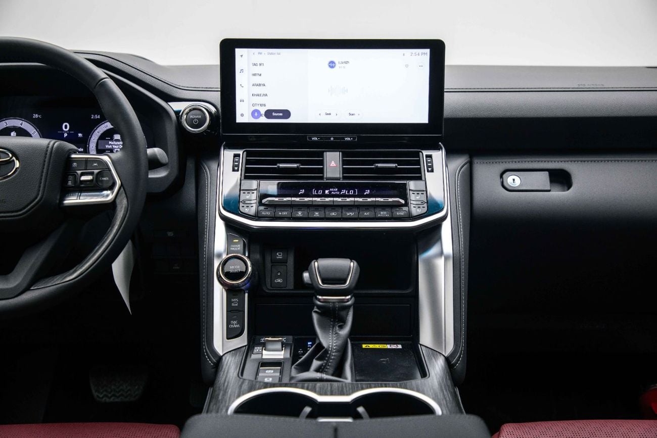 Toyota Land Cruiser VXR 3.5L - Platinum White Pearl Inside Red | Export Only