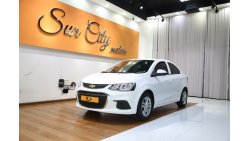 شيفروليه أفيو ((IMMACULATE CONDITION)) 219 CHEVROLET AVEO 1.6L 4CYL - VERY LOW MILEAGE - BEST DEAL !!