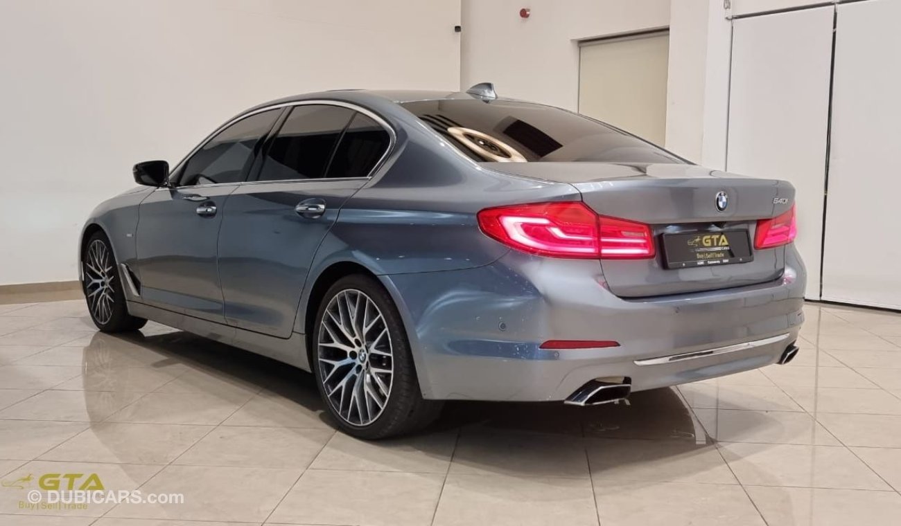 بي أم دبليو 540 2017 BMW 540i Luxury Line, Warranty-Service History, GCC