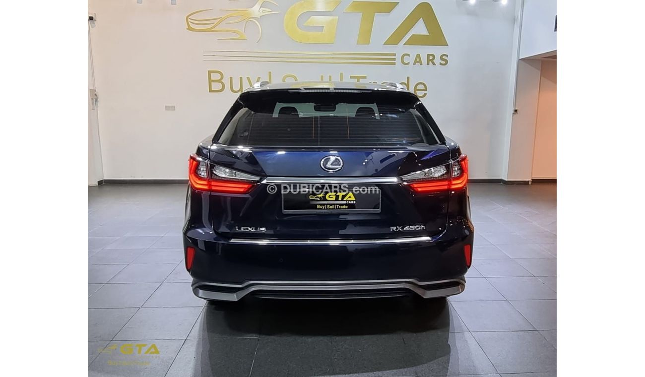 Lexus RX450h 2017 Lexus RX-450 F-Sport Hybrid, Lexus Warranty + Service, GCC