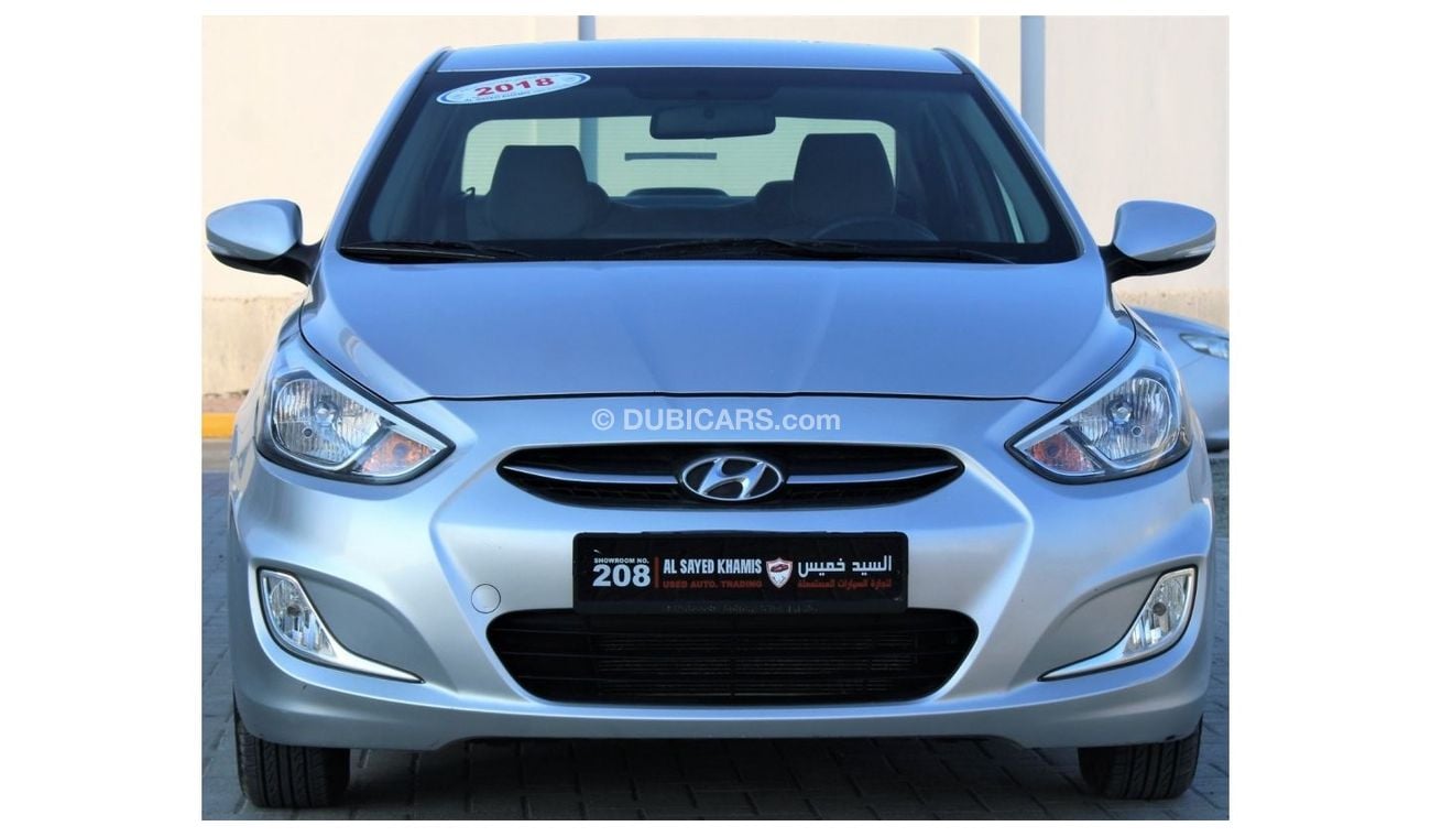 Hyundai Accent Hyundai Accent 2018 GCC in excellent condition without accidents, very clean from inside and outside