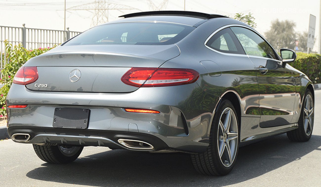 مرسيدس بنز C 250 Coupé AMG, 2.0L, 4cyl Turbo, GCC Specs with 2 Years Unlimited Mileage Warranty