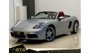 Porsche 718 Boxster 2018 Porsche Boxster 718, Agency Warranty, Like New Condition, GCC