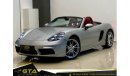 Porsche Boxster 2018 Porsche Boxster 718, Agency Warranty, Like New Condition, GCC