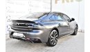 Peugeot 508 1.6L GT LINE 2019 GCC AGENCY WARRANTY UP TO 2023 OR 100,000 KM