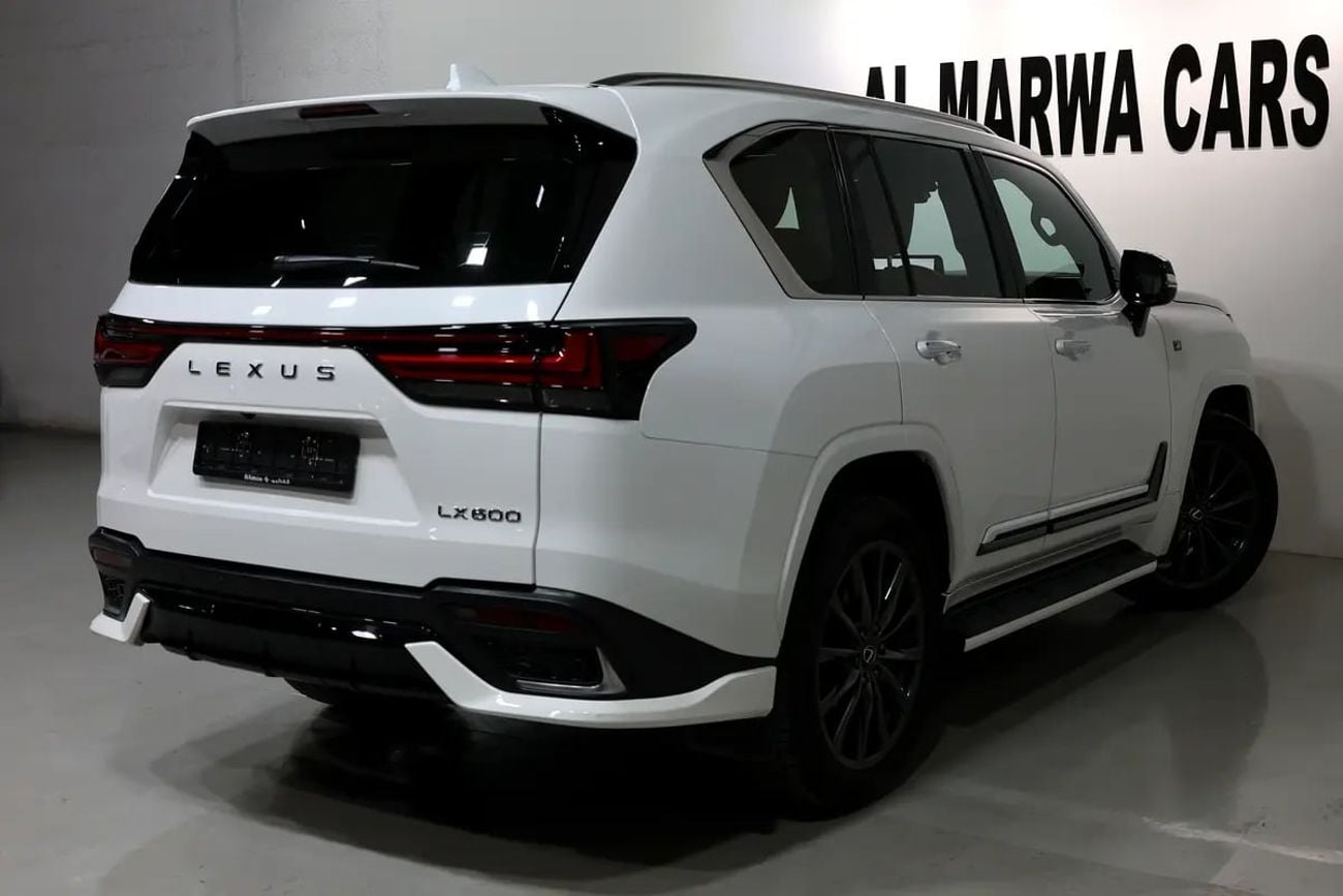 Lexus LX600 F SPORT | GCC SpecsI ALFUTTAIM WARRANTY | PERFECT CONDATION I FREE ACCIDENTS