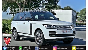 Land Rover Range Rover Vogue Se Supercharged Gcc Excellent Condition Agency Maintained Autobiography Interior Bank Finance Facility