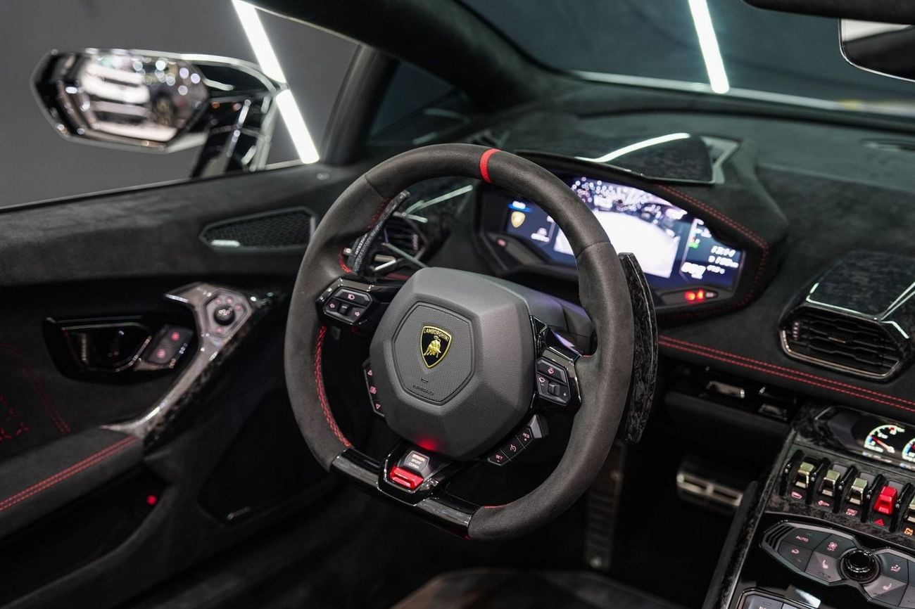 لامبورغيني هوراكان 2018 Lamborghini Performante Spyder, ALA Aerodynamics, Lift System, Forged Composites, GCC Spec!!