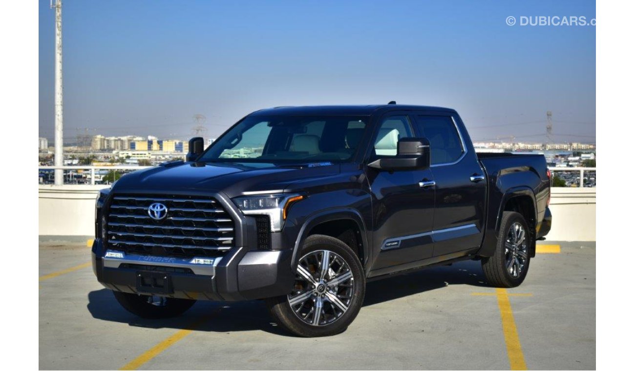 Toyota Tundra Capstone Hybrid V6 3.5L Turbo Automatic.UAE Registration +10%