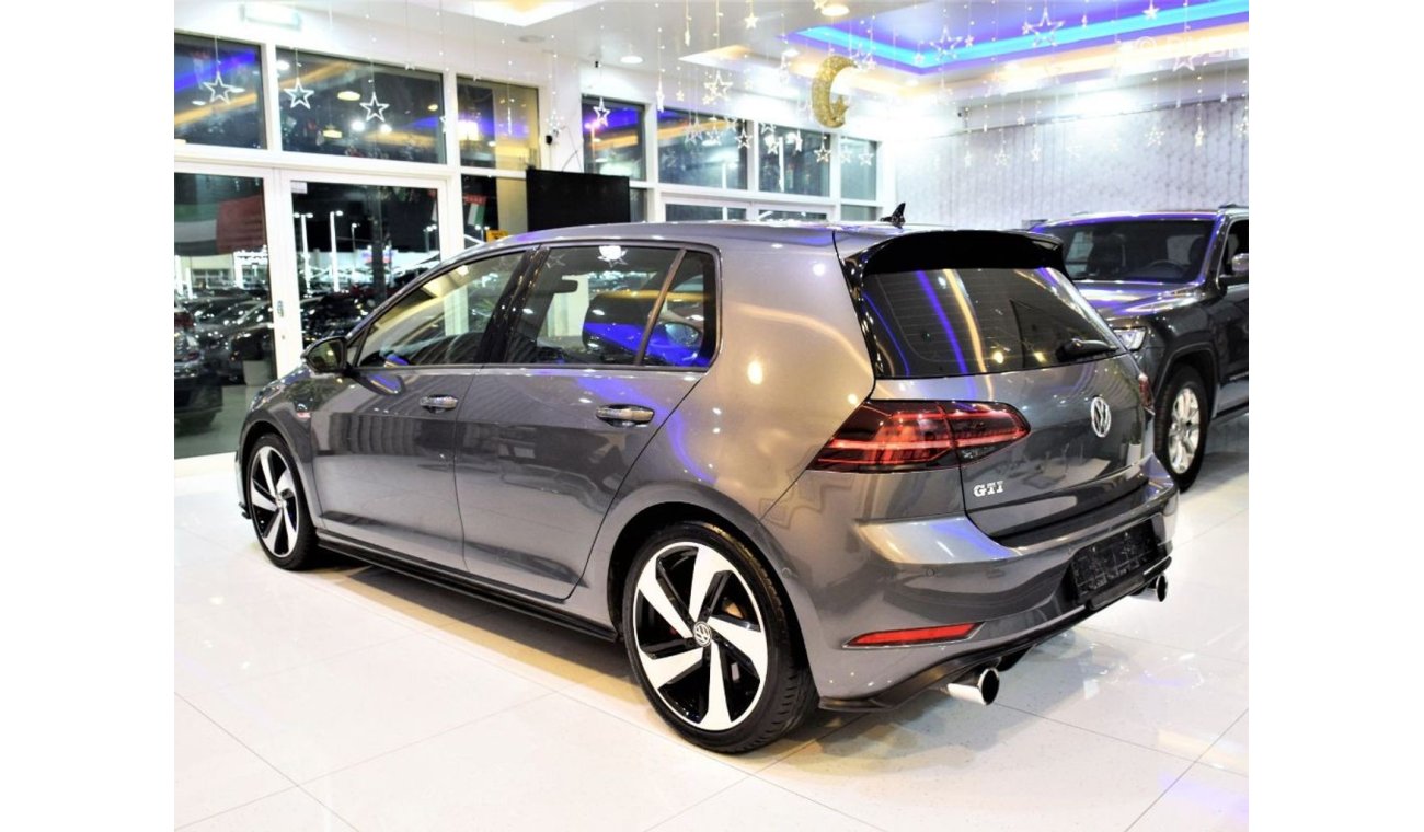 فولكس واجن جولف ( AGENCY WARRANTY "MAY 29, 2022" ) ORIGINAL PAINT ( صبغ وكاله ) Volkswagen GTI 2019 Model GCC