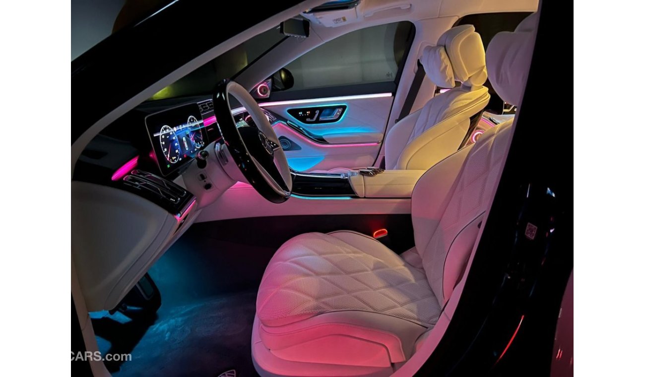 مرسيدس بنز S680 Maybach FULLY LOADED WHITE INTERIOR EDITION 100!!