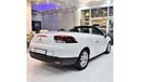 Renault Megane VERY LOW MILEAGE! Renault Megane Convertible 2012 Model!! in White Color! GCC Specs