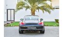 Porsche Cayman S - ULTRA LOW KILOMETERS - AED 2,114 PM! - 0% DP