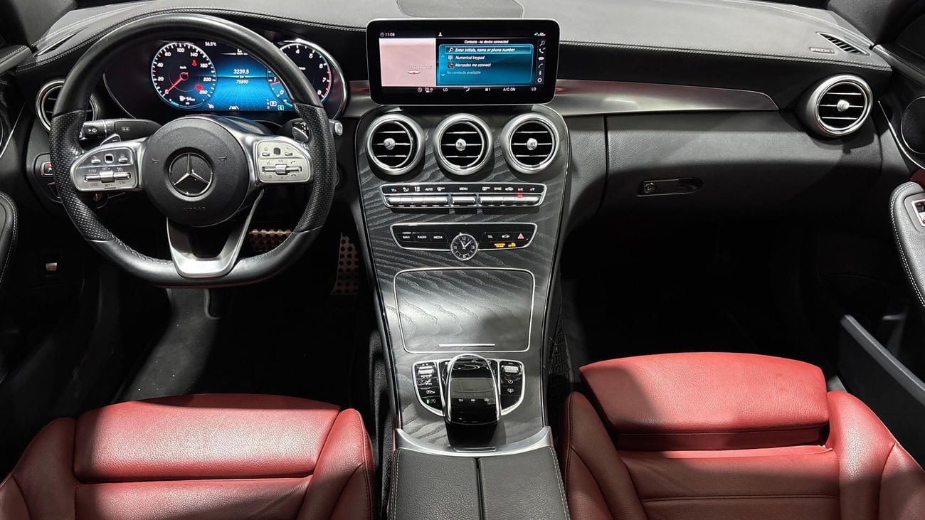 Mercedes Benz C200 AMG 2021 | AED 1730/Month | 0 DP | 30 Day Return | Warranty | Service History