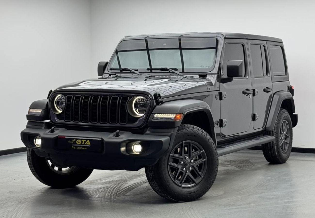 Jeep Wrangler Unlimited Sport S 2.0L A/T  2025 Jeep Wrangler Unlimited Sport S, Jeep Warranty+Service Contract+Ful