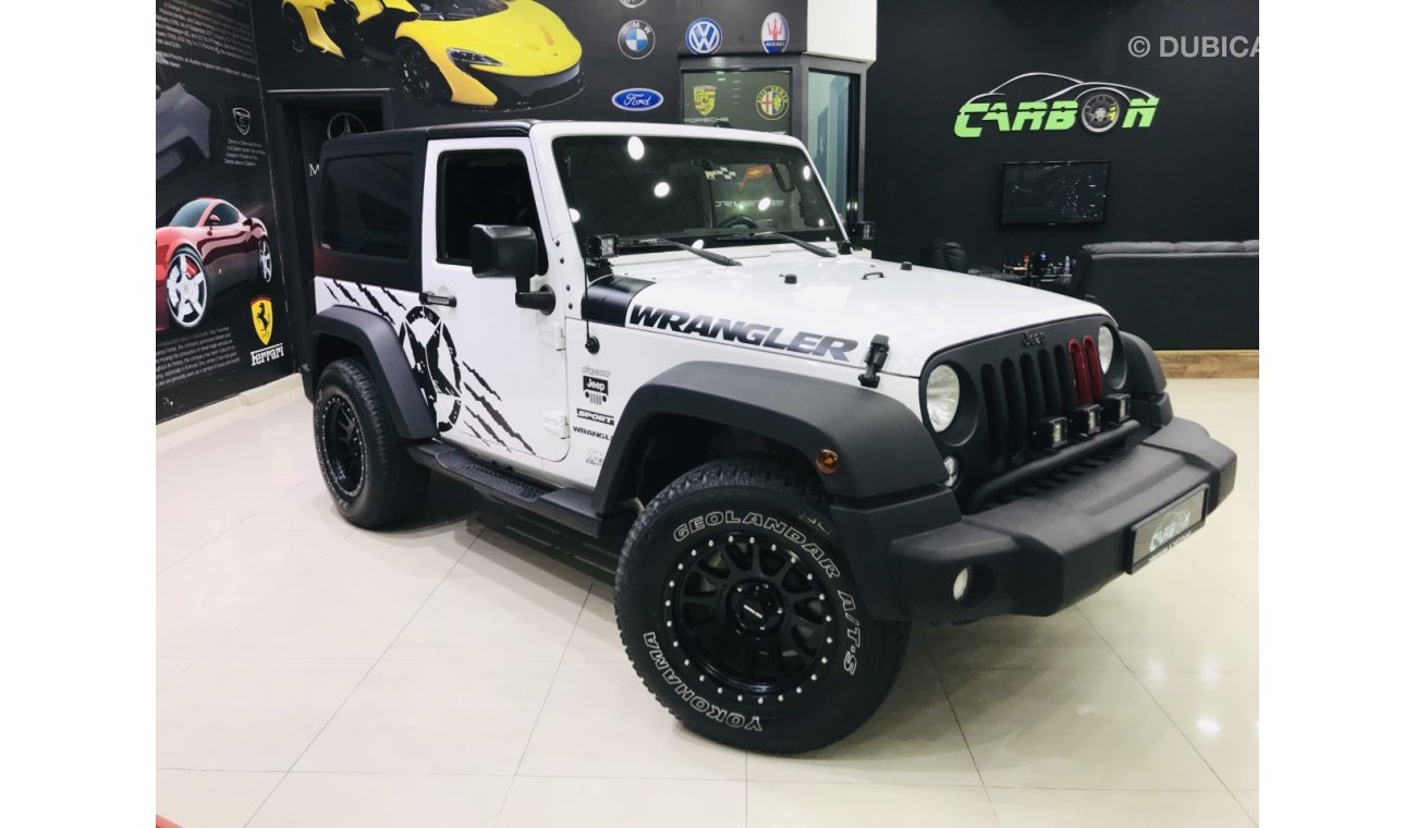 Jeep Wrangler SPORT- 2017 - MANUAL GEAR - ALFUTTAIM WARRANTY + FREE SERVICE ( 1050 AED ) PER MONTH