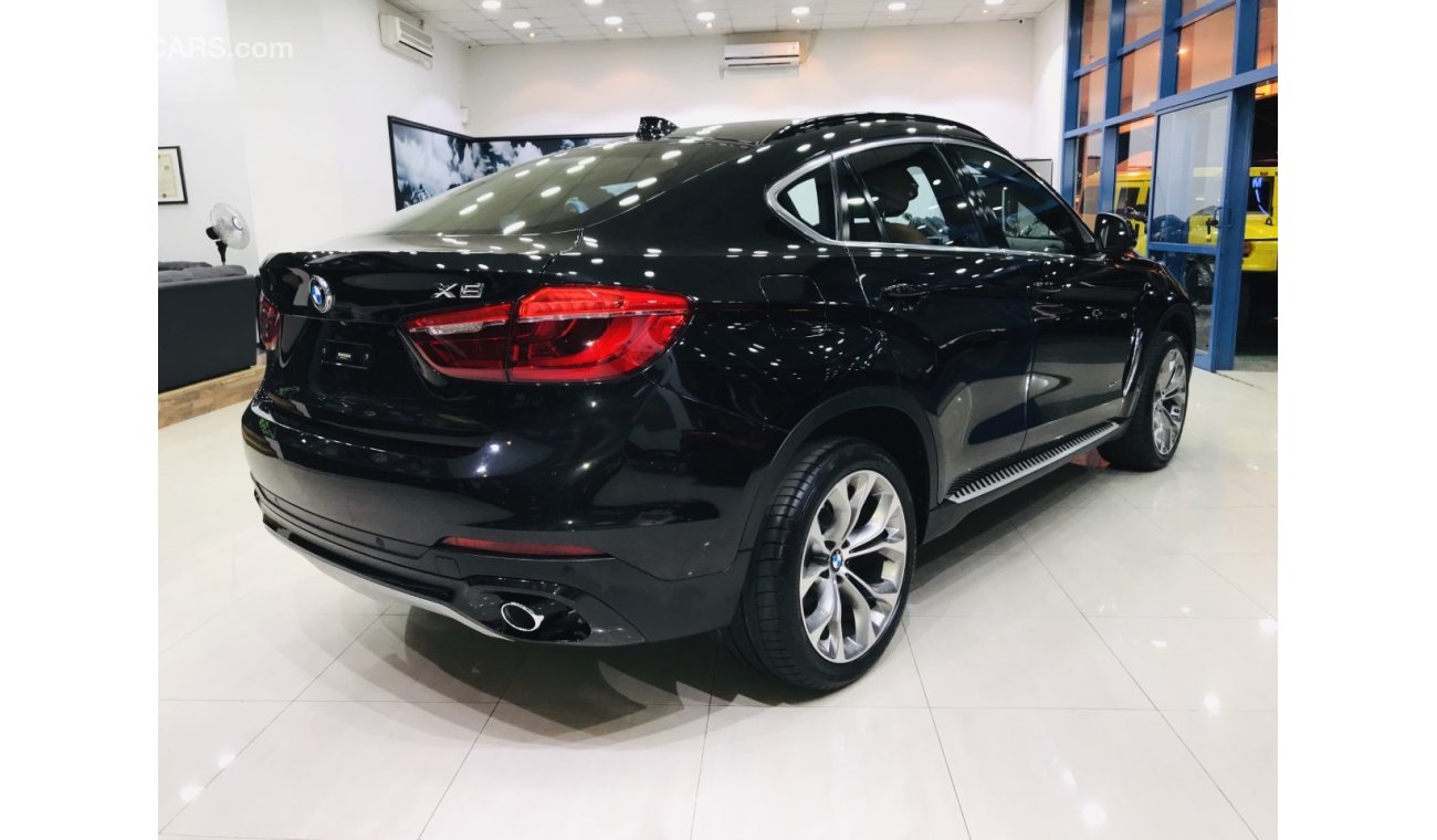 بي أم دبليو X6 Xdrive 35i - 2016 - GCC - ONE YEAR WARRANTY ( 2200 PER MONTH )