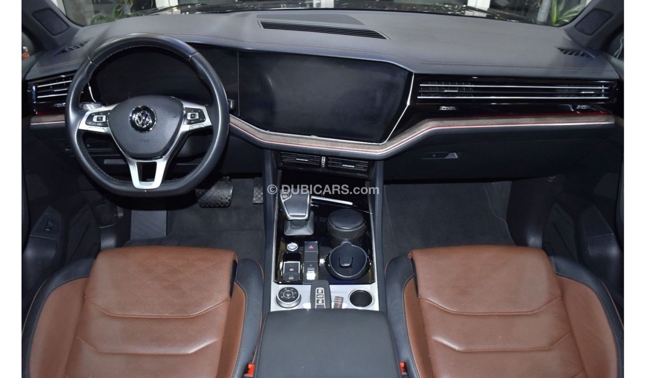 Volkswagen Touareg EXCELLENT DEAL for our Volkswagen Touareg ( 2019 Model ) in Black Color GCC Specs