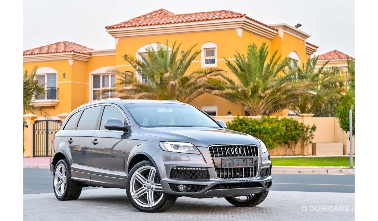 Audi Q7 S-Line | AED 1,743 Per Month | 0% DP | Good Condition | Fully Loaded