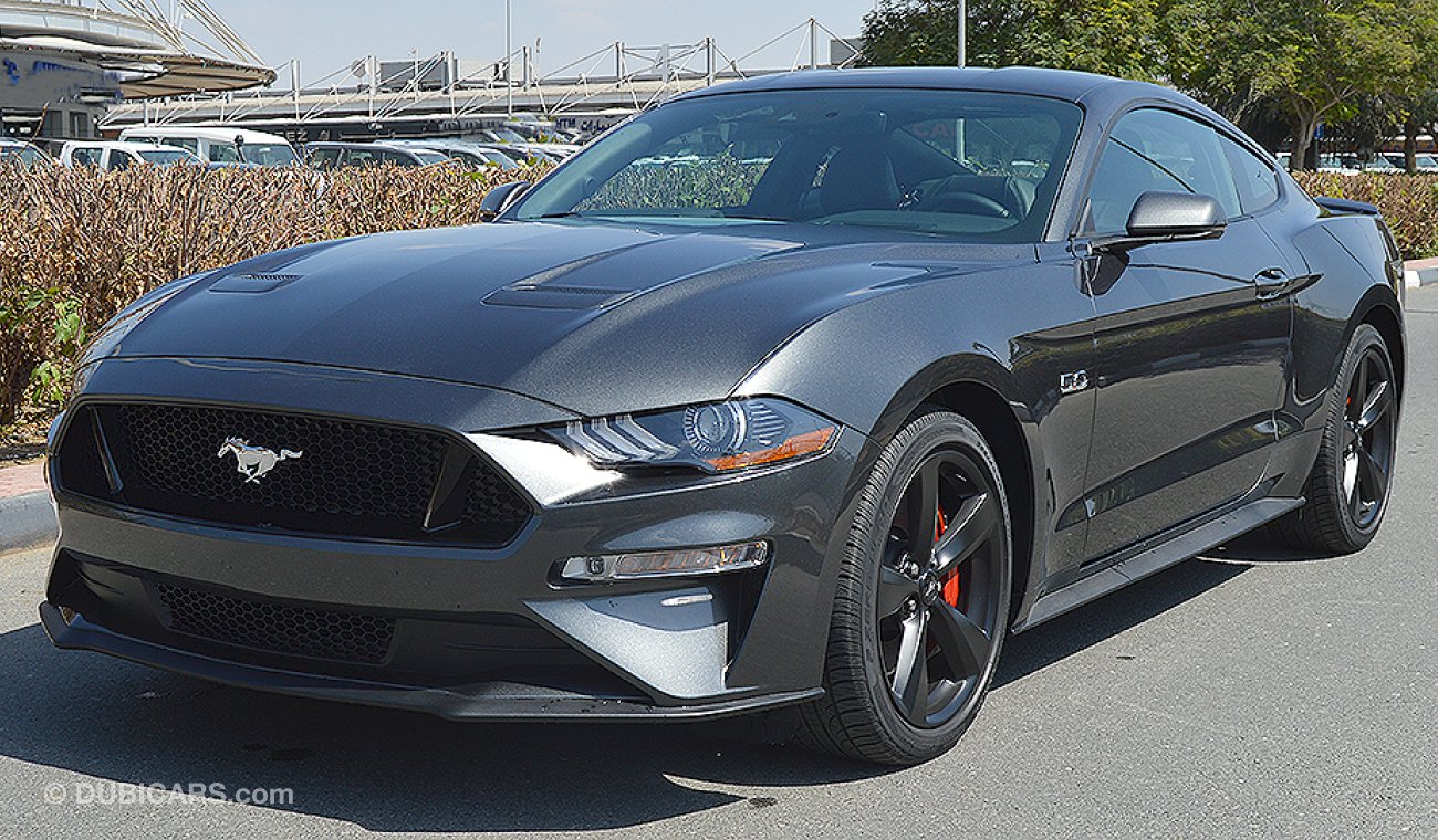 Ford Mustang 2019 GT Premium, 5.0 V8 GCC, 0km w/3Yrs or 100K km WTY + 60K km SERV # Digital Cluster, Carbon Fiber