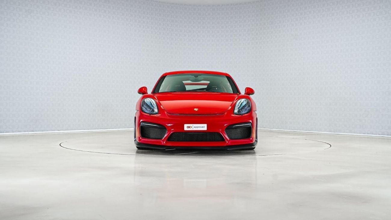 Porsche Cayman Cayman GT4 | AED 21,724 PM | Up to 3 Years Warranty Unlimited | GCC